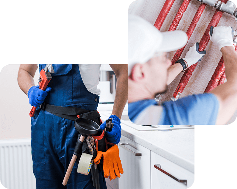 A technician provides excellent plumbing service by maintaining a pipe manifold. A plumbing technician prepares to provide plumbing service on a pipe system with an adjustable pipe wrench.