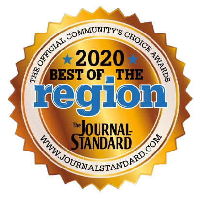 The 2020 Best of Region Award badge from the Freeport Journal-Standard. We remain the most popular plumbing service in the region because we stand behind our work.
